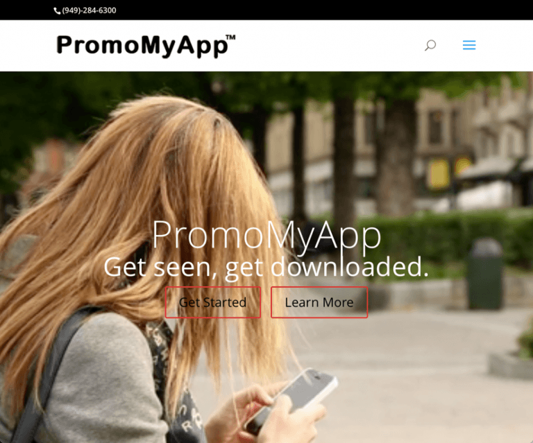 PromoMyApp screen