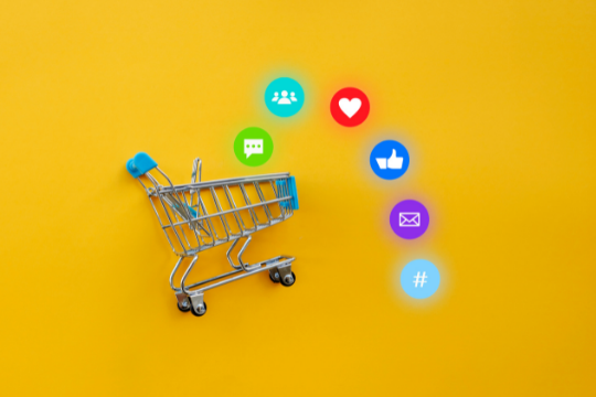 social media shopping features